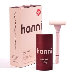 Hanni Shave Starter Set in Blush - With Shave Pillow Balm